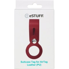 eSTUFF AirTag Suitcase Tag PU Leather - Premium Protection | ES663031